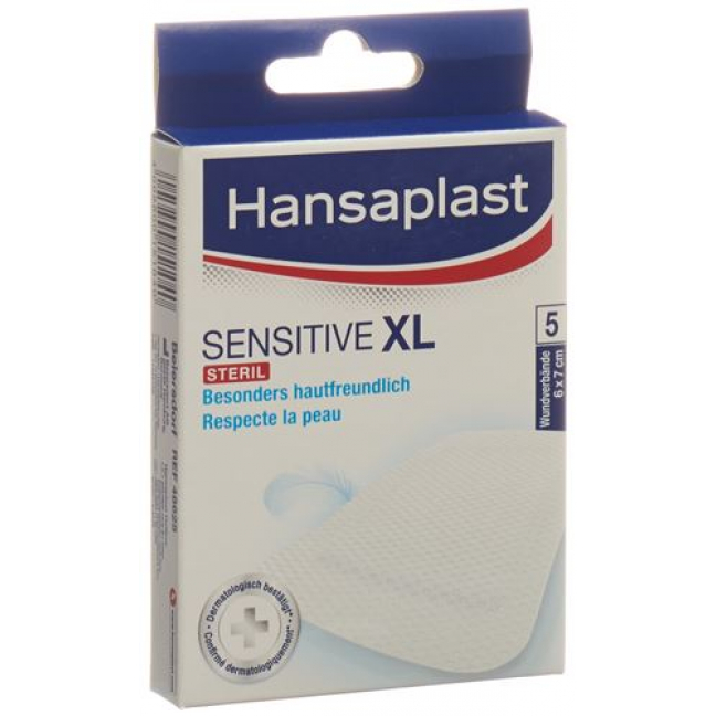 Hansaplast Sensitive Strips XL 5 штук