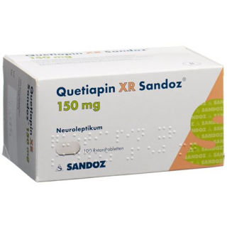 Кветиапин XR Сандоз 150 мг 100 ретард таблеток