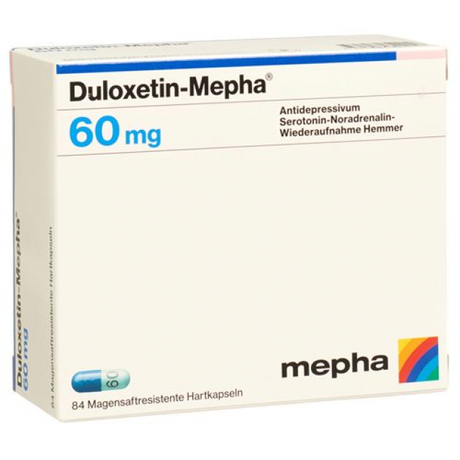Дулоксетин Мефа 60 мг 84 капсулы