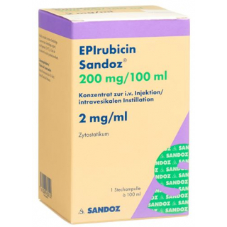 Epirubicin Sandoz 200 mg/100 ml