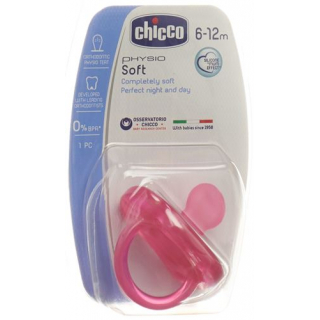 CHICCO SAUG GOMM PINK 6-12M DF