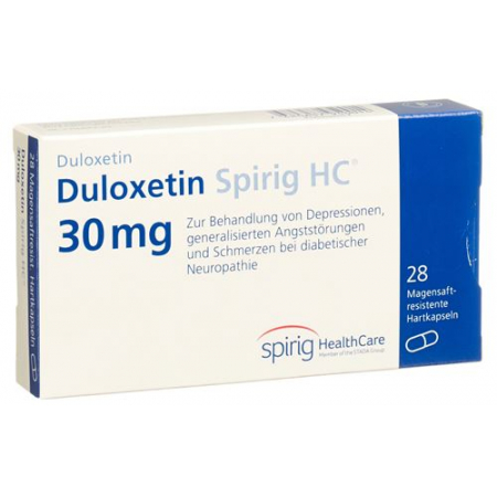 Дулоксетин Спириг 30 мг 28 капсул