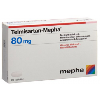 Телмисартан Мефа 80 мг 28 таблеток