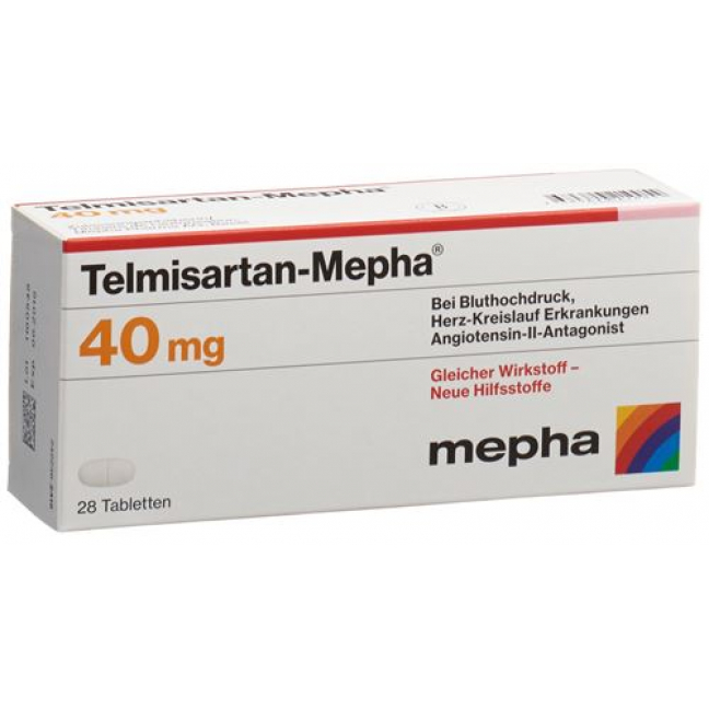 Телмисартан Мефа 40 мг 98 таблеток