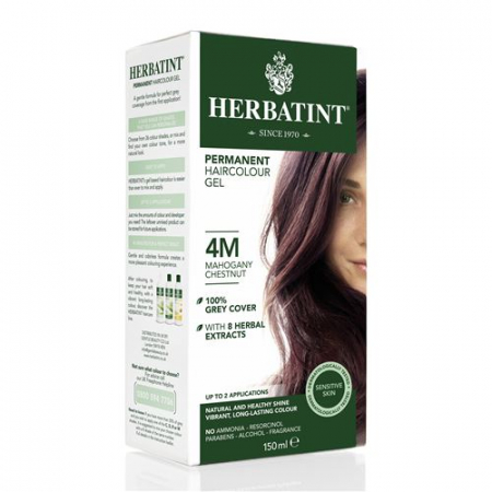 Herbatint Haarfarbegel 4m Mahagony Braun 150мл