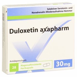 Дулоксетин Аксафарм 30 мг 28 капсул