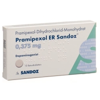 Праміпексол ER Sandoz Ret таблетки 0,375 мг 10 шт