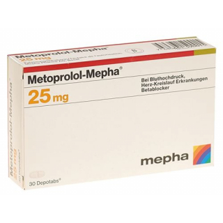 Метопролол Мефа 25 мг 30 депо таблеток