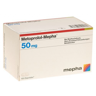 Метопролол Мефа 50 мг 100 депо таблеток
