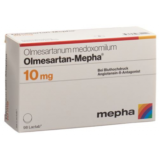 Олмесартан Мефа 10 мг 98 таблеток покрытых оболочкой