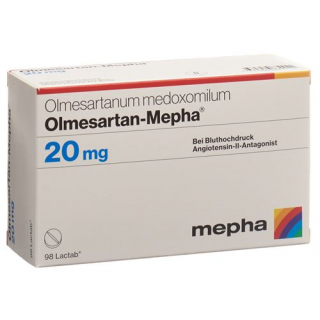 Олмесартан Мефа 20 мг 98 таблеток покрытых оболочкой
