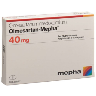 Олмесартан Мефа 40 мг 28 таблеток покрытых оболочкой