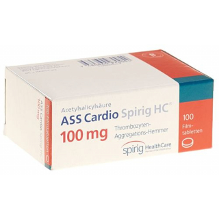 АСС Кардио Спириг HC таблетки в пленочной оболочке в блистерной упаковке 100 мг 100 шт