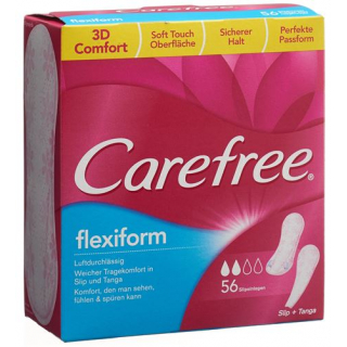 Carefree Flexi Form White 56 штук