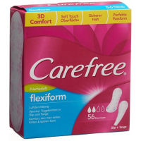 Carefree Flexi Form White Fresh 56 штук