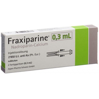 Фраксипарин 0,3 мл 2 предварительно заполненных шприца по 0,3 мл
