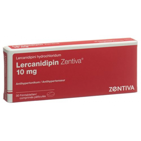 Лерканидипин Зентива 10 мг 30 таблеток покрытых оболочкой