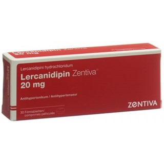 Лерканидипин Зентива 20 мг 30 таблеток покрытых оболочкой