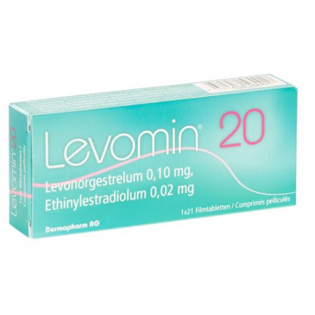 Левомин 20 3 x 21 таблетка покрытая оболочкой