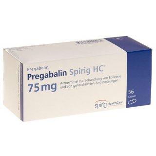 Прегабалин Спириг HC 75 мг 56 капсул