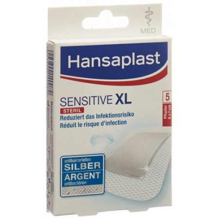 Hansaplast Med Sensitive XL 5 штук