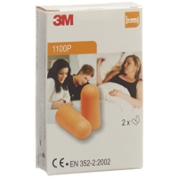 3M Earplugs Hearing Protection Foam Одноразова упаковка 4 шт