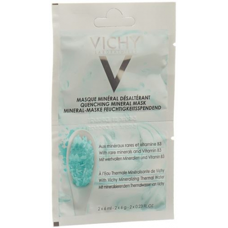 Vichy Feuchtigkeitsspendende Mineralmaske 2 mal 6мл