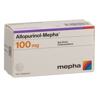 Аллопуринол Мефа 100 мг 100 таблеток