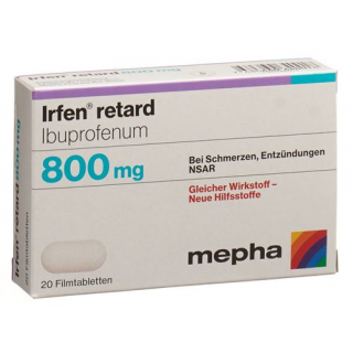 Ирфен Ретард 800 мг 20 таблеток покрытых оболочкой