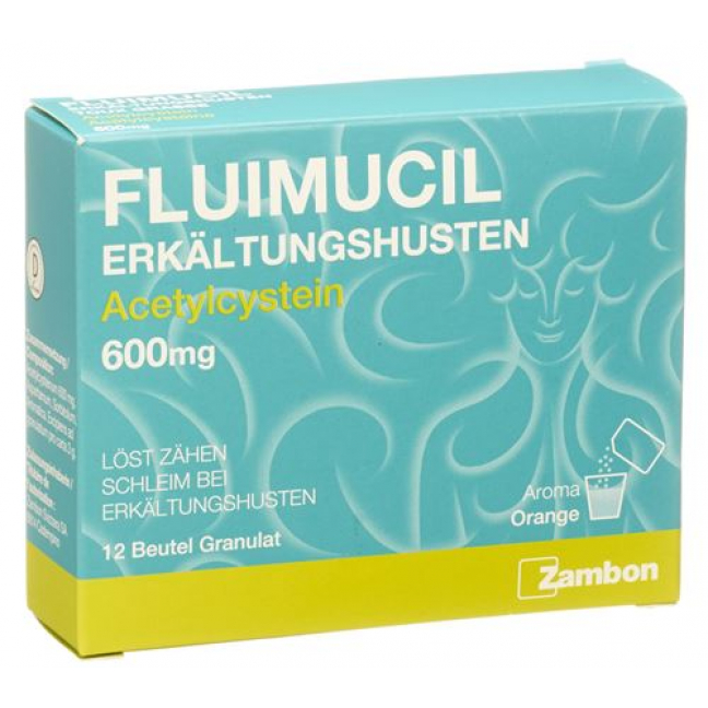 Флуимуцил 600 мг 12 пакетиков