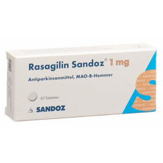 Разагилин Сандоз 1 мг 30 таблеток