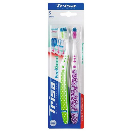Trisa Feelgood Smart Clean зубная щётка Duo Soft