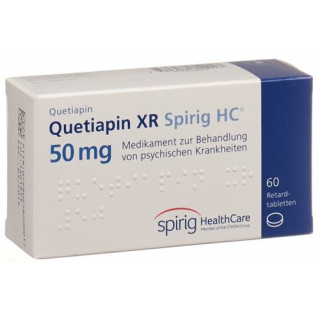 Кветиапин XR Спириг 50 мг 60 ретард таблеток