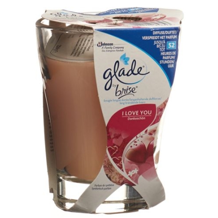 GLADE BY BRISE KERZE ILOVE YOU