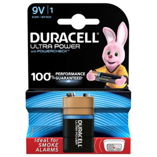 Duracell Batterie Ultra Power Mx1604 9v/6lr61 K1