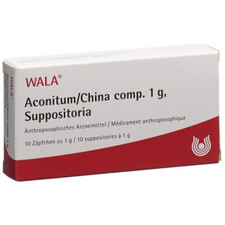 Wala Aconitum/china Comp Zapfchen 1г 10 штук