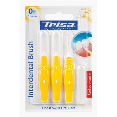 Trisa Interdental Brush Flexible 0.6мм Iso 0 3 штуки