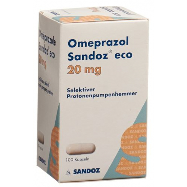Омепразол Сандоз эко 20 мг 100 капсул