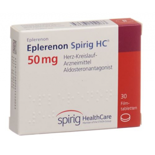 Эплеренон Спириг 50 мг 30 таблеток покрытых оболочкой
