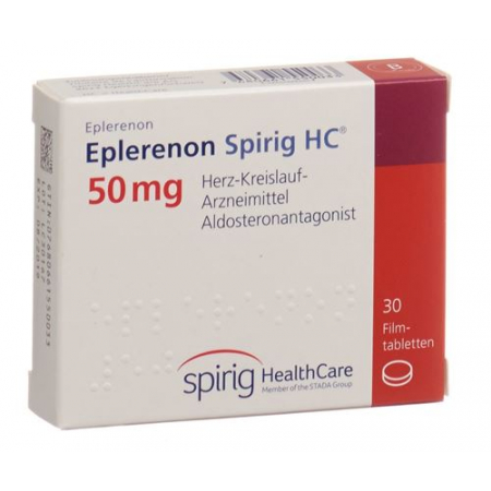 Эплеренон Спириг 50 мг 30 таблеток покрытых оболочкой