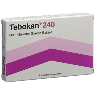 Тебокан 240 мг 30 таблеток покрытых оболочкой