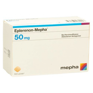 Эплеренон Мефа 50 мг 100 таблеток покрытых оболочкой
