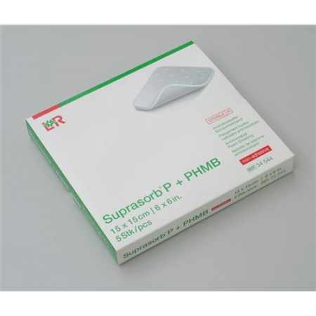 SUPRASORB P+PHMB VERB 15X15CM