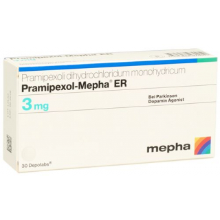 Прамипексол Мефа ER 3 мг 30 депо таблеток