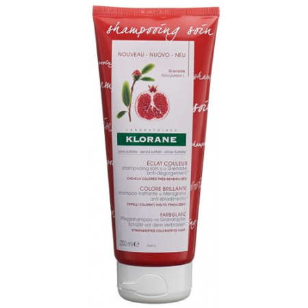 Klorane Granatapfel-Shampoo ohne Sulfate 200мл