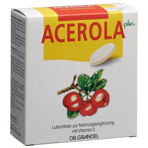 Acerola Plus Vitamin C Lutsch-Taler 32 штуки