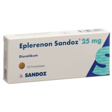 Эплеренон Сандоз 25 мг 30 таблеток покрытых оболочкой