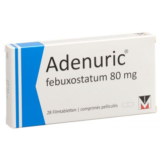 Аденурик 80 мг 28 таблеток покрытых оболочкой