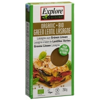 Органічна лазанья із зеленої сочевиці Explore Cuisine 250 г