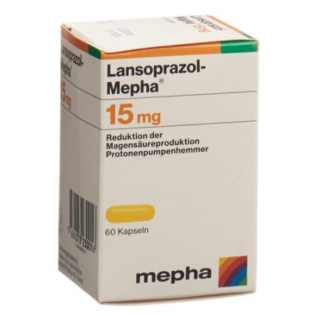 Лансопразол Мефа 15 мг 60 капсул